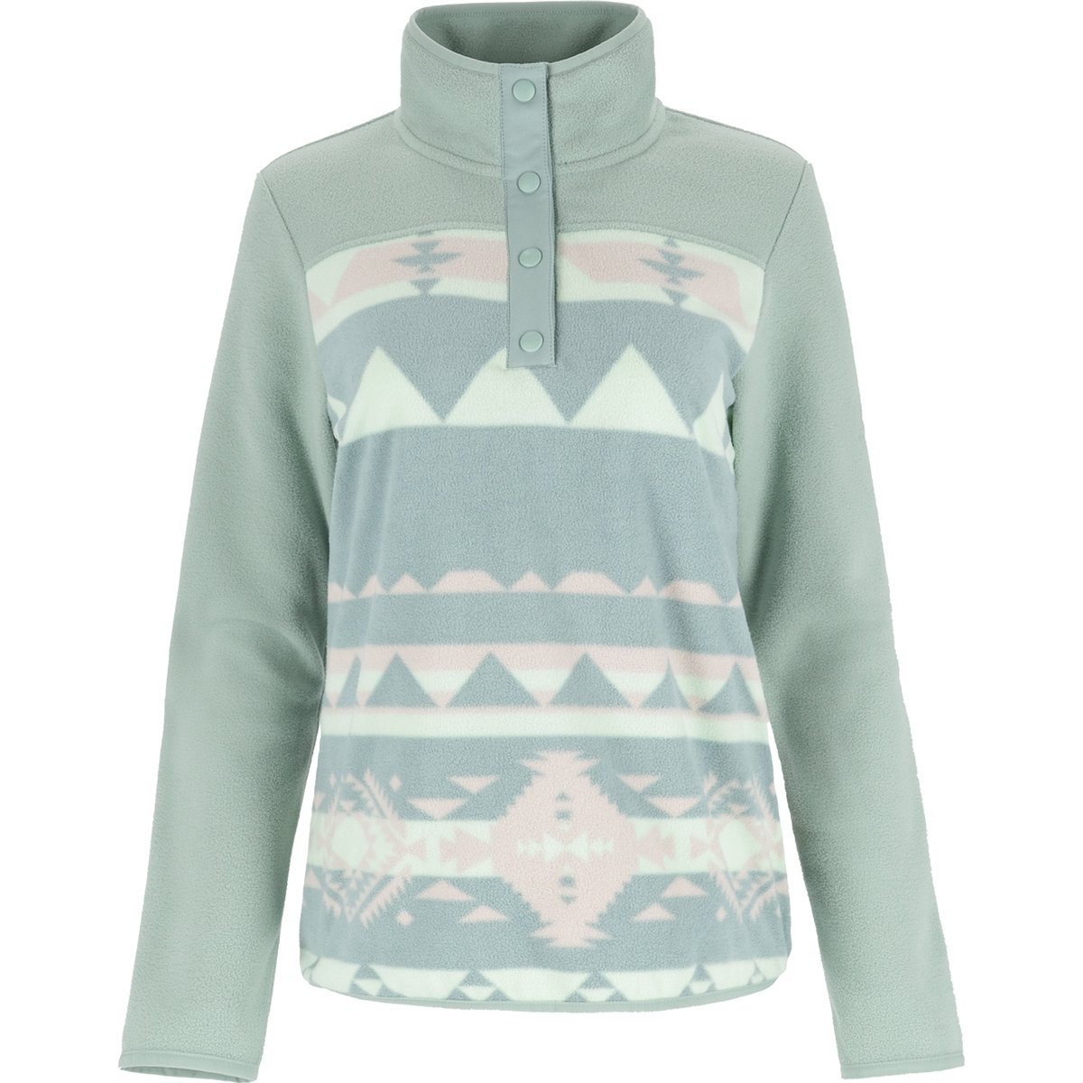 McKinley Da.-Pullover Lian HS W – AOP/GREEN SMOKE