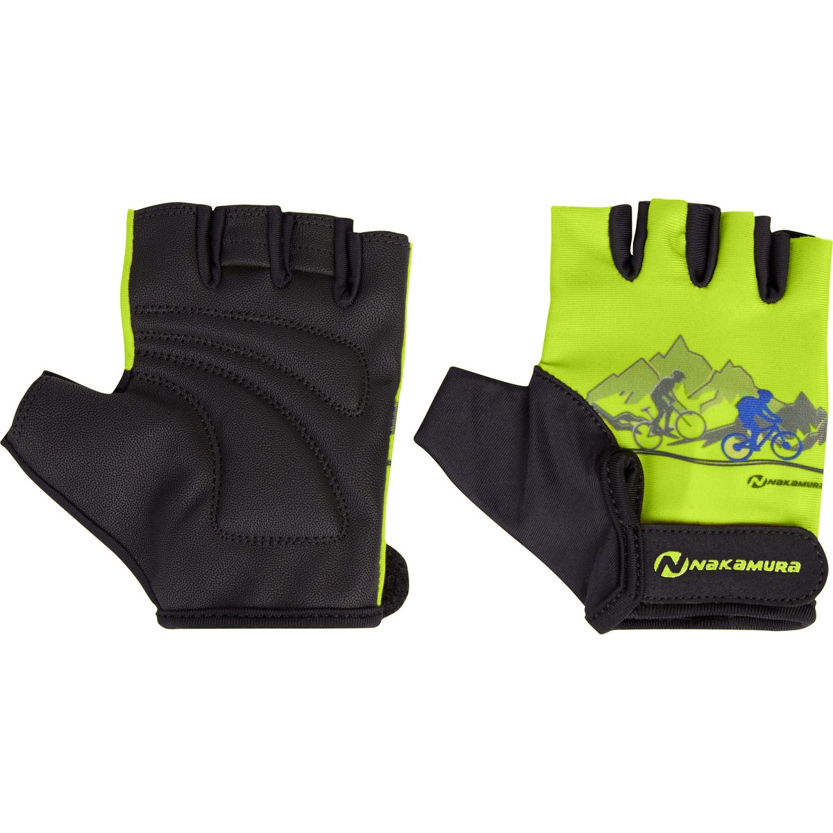 Nakamura Ki.-Fahrr-Handschuh Dolo IV J – GREEN LIME/BLACK NIG