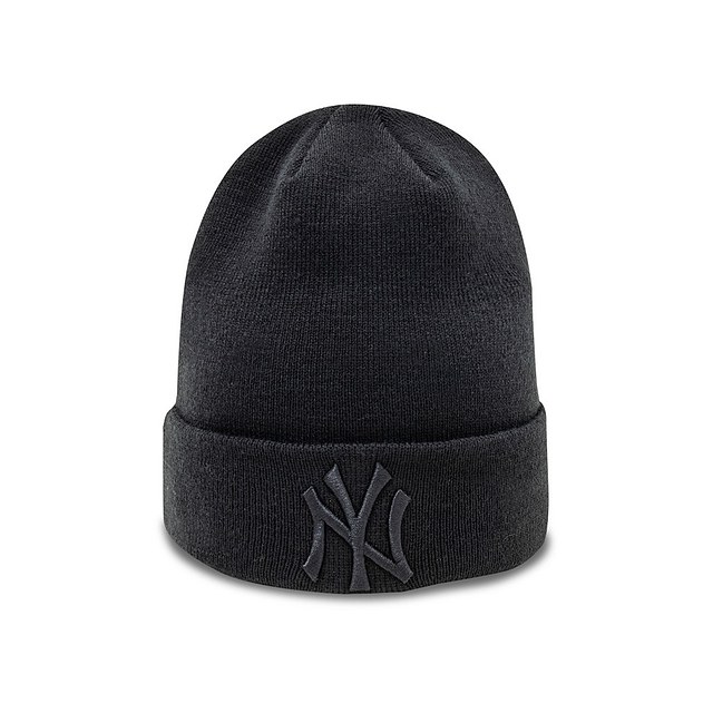 NEW ERA MLB Essential Cuff Beanie New York Yankees – BLACK