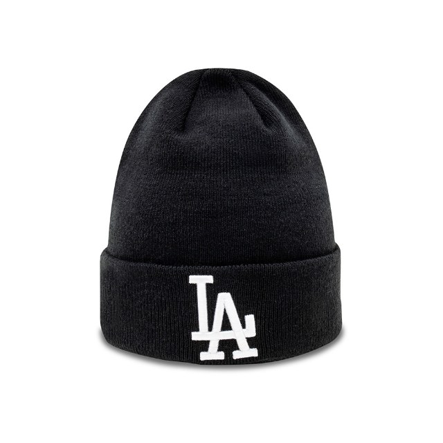 NEW ERA MLB ESSENTIAL CUFF BEANIE LOSDOD BLKWHI – BLACK