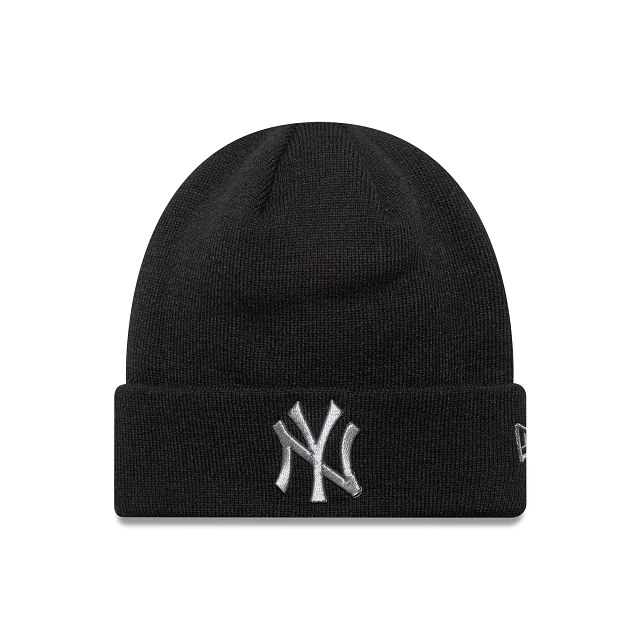 NEW ERA METALLIC BEANIE NEYYAN  BLK – BLACK
