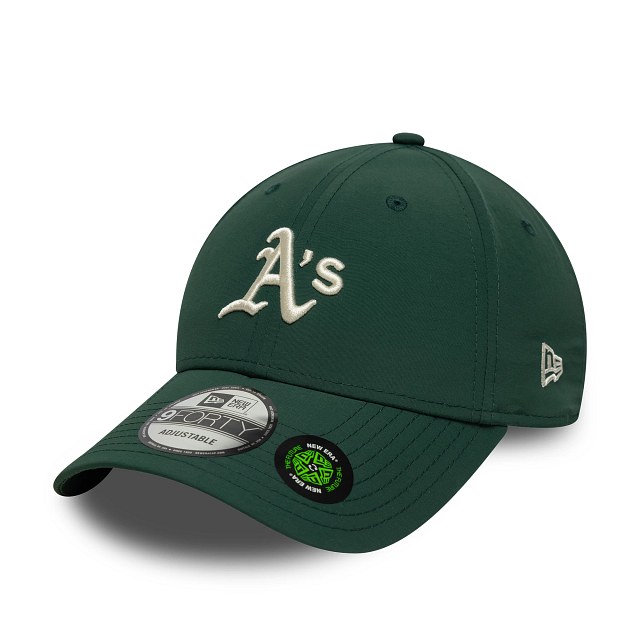 NEW ERA MLB Recycled Midi 9FORTY Athletics Cap Kinder – DARK GREEN