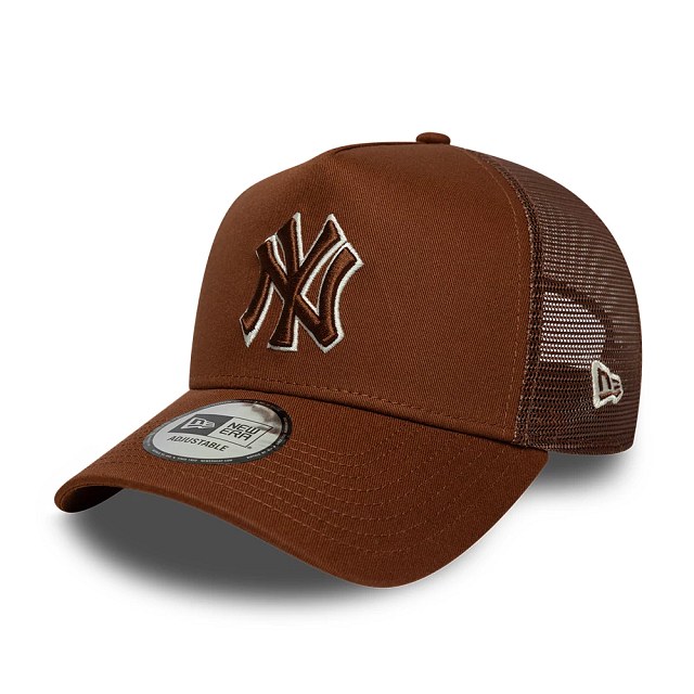 NEW ERA OUTLINE EF TRUCKER NEYYAN  DAULTC – MED BROWN