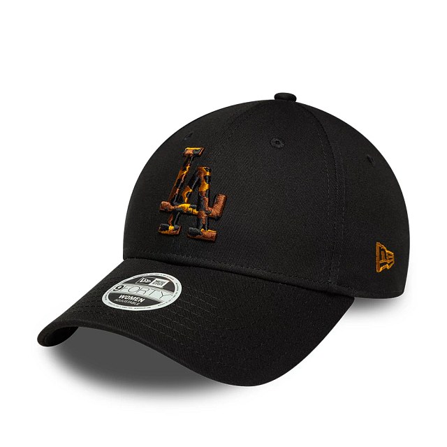 NEW ERA WMNS Tortoise Infill 9FORTY LA Dodgers Cap – BLACK