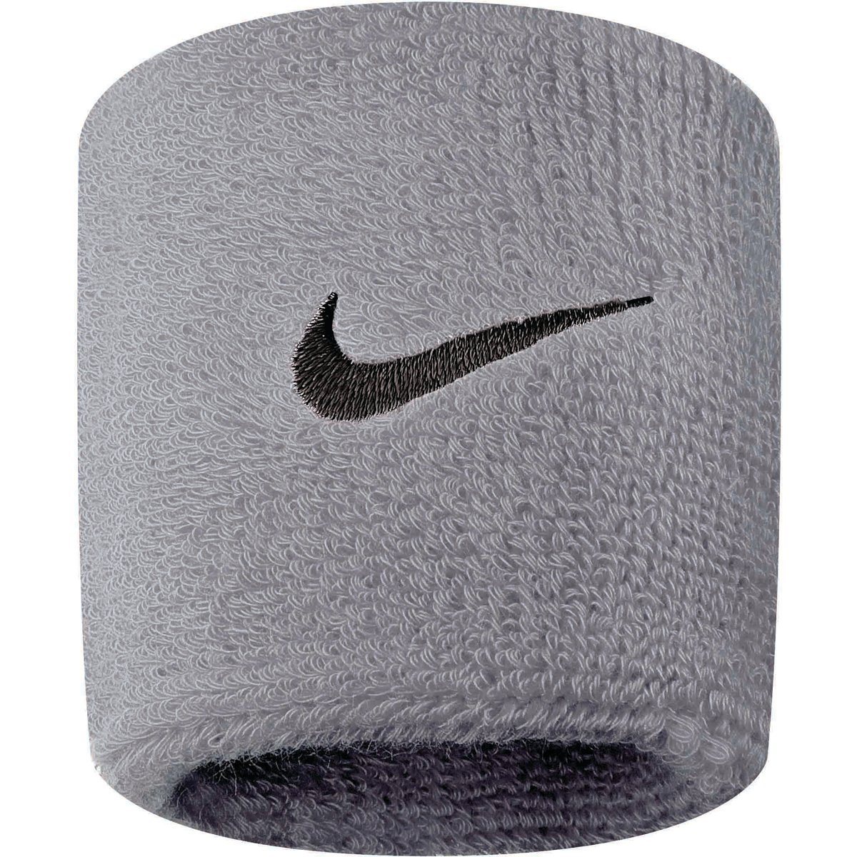 Nike 9380/4 Nike Swoosh Wristbands – GREY HEATHER/BLA