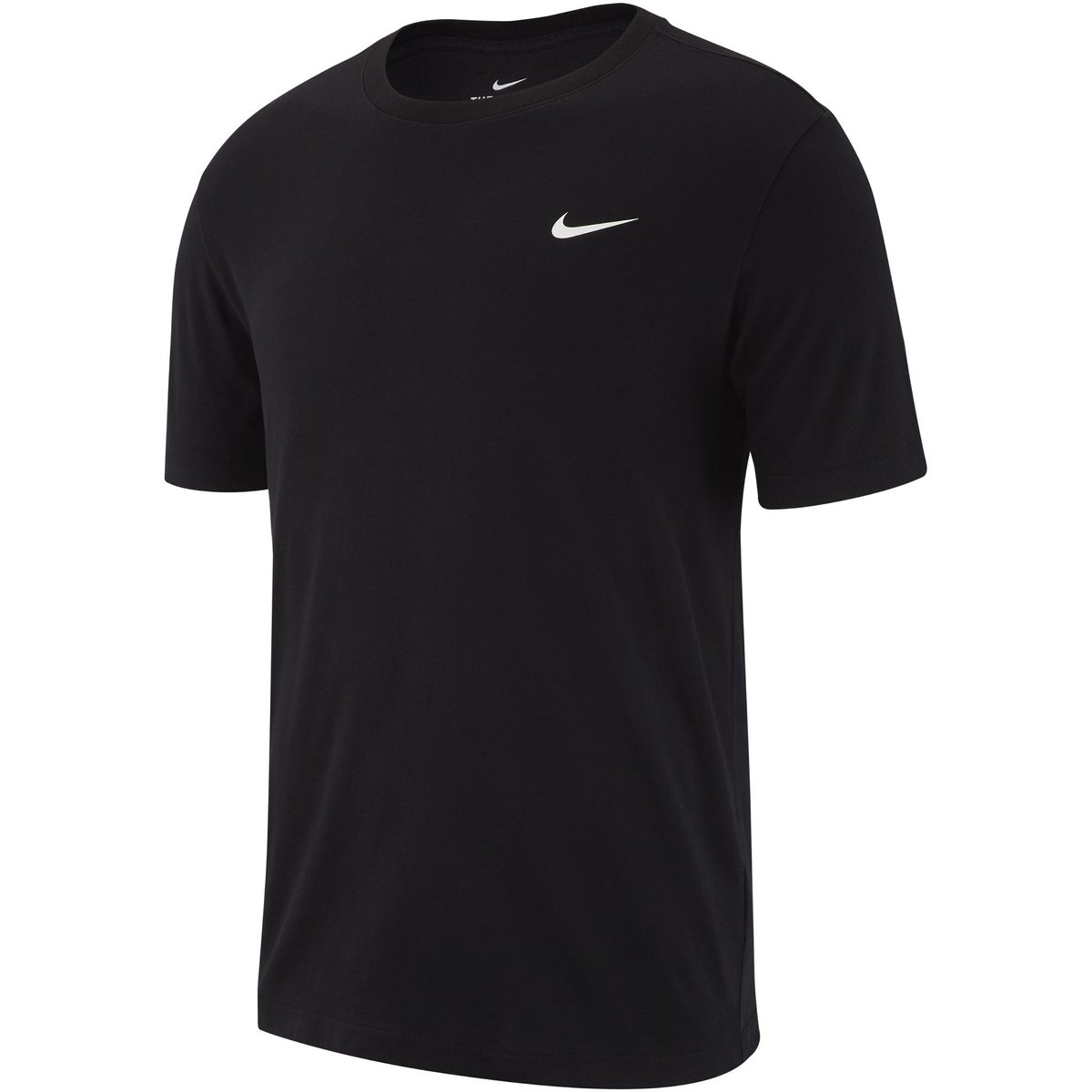 Nike Dri-FIT DFC Crew Solid T-Shirt Herren – BLACK/WHITE