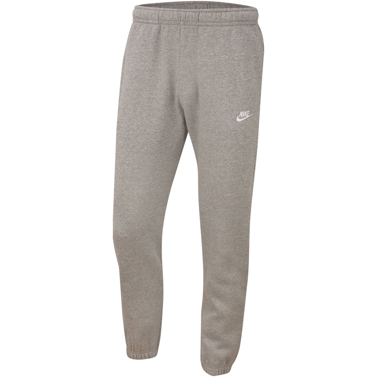 Nike Lifestyle - Textilien - Hosen lang Club Jogginghose – DK GREY HEATHER/MATTE SILVER/WHITE