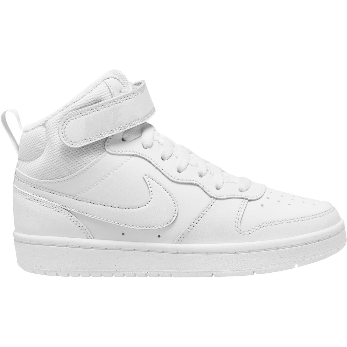 Nike COURT BOROUGH MID 2 (GS) – WHITE/WHITE-WHITE