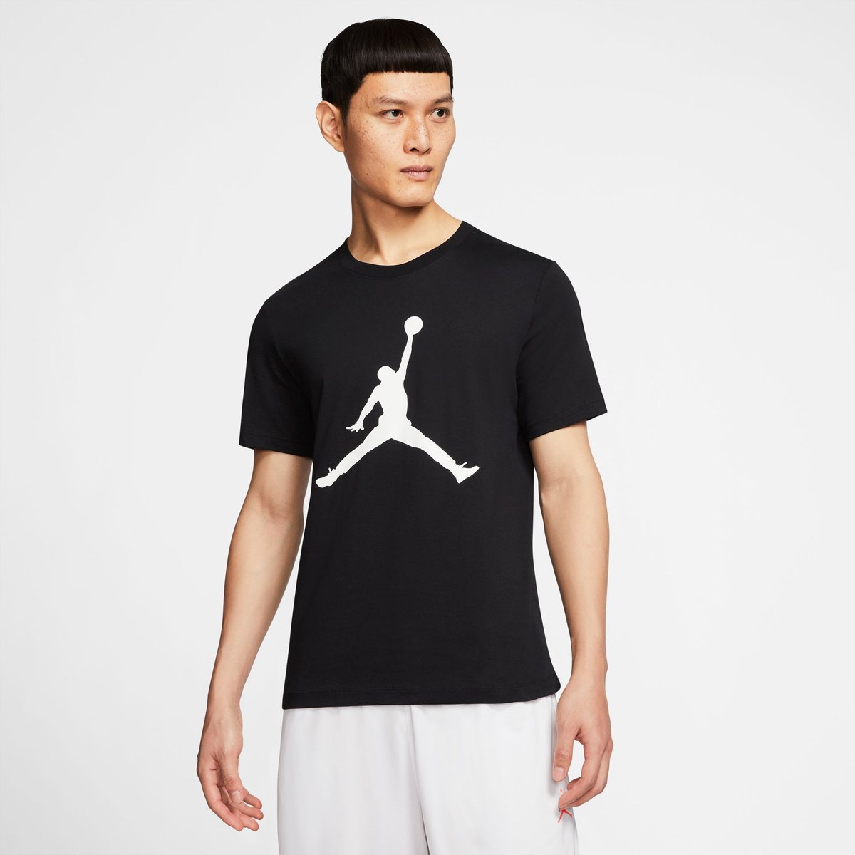 Nike M J JUMPMAN SS CREW – BLACK/WHITE/WHITE