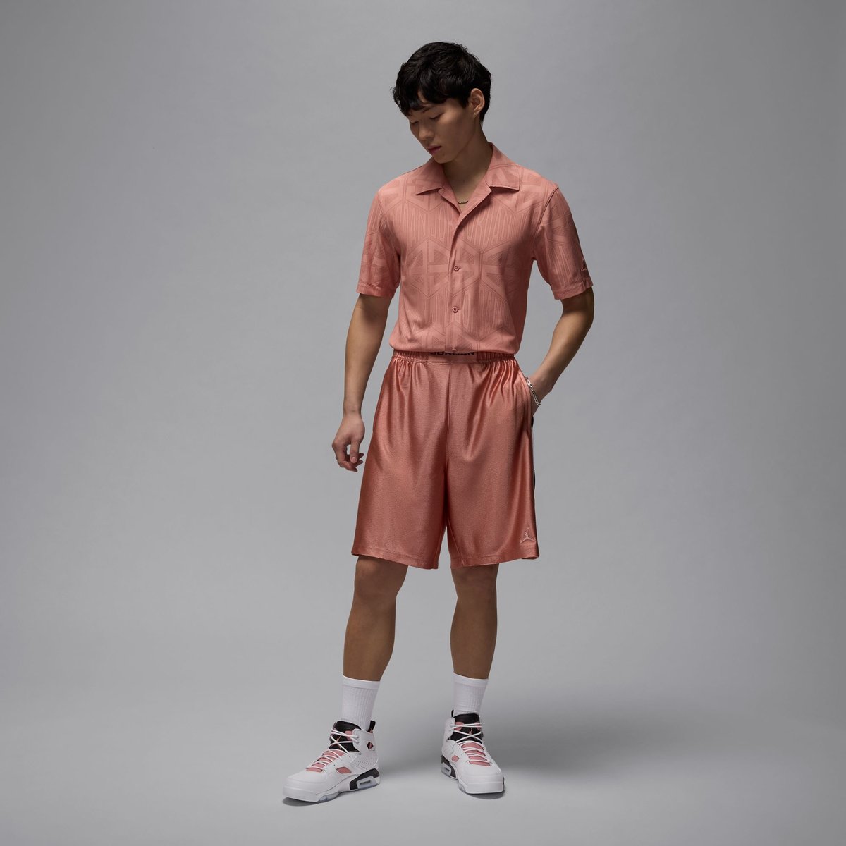 Nike JORDAN FLTCLB '91 – WHITE/BLACK-RUST PINK