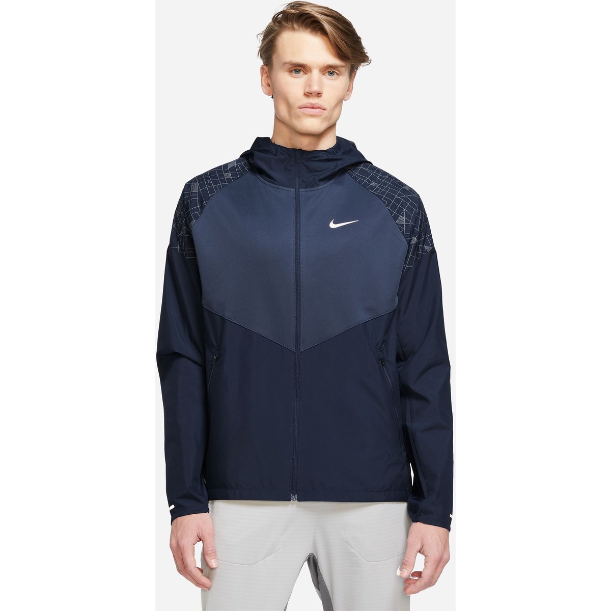 Nike Run Division Miler FLS Laufoberteil Herren – MIDNIGHT NAVY/REFLECT