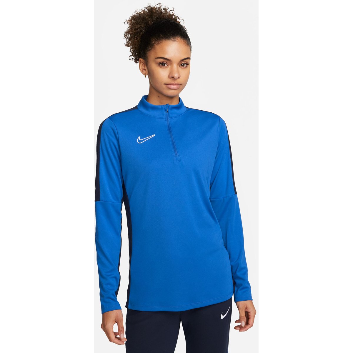 Nike Dri-FIT ACD23 Drill Top Fußball-Sweatshirt Damen – ROYAL BLUE/OBSIDIAN/WHITE