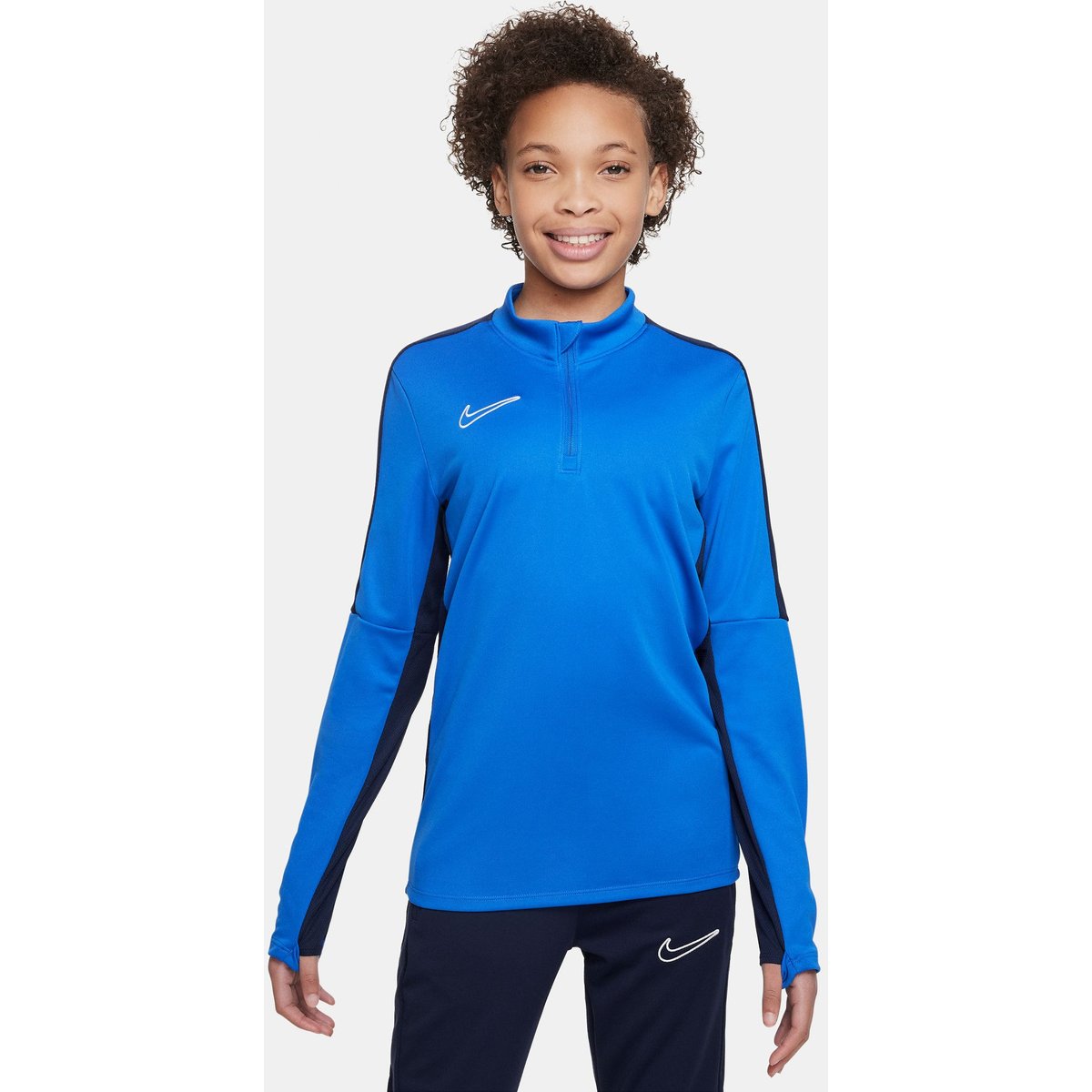 Nike Dri-FIT Academy23 DRIL Top Trikot Kinder – ROYAL BLUE/OBSIDIAN/WHITE
