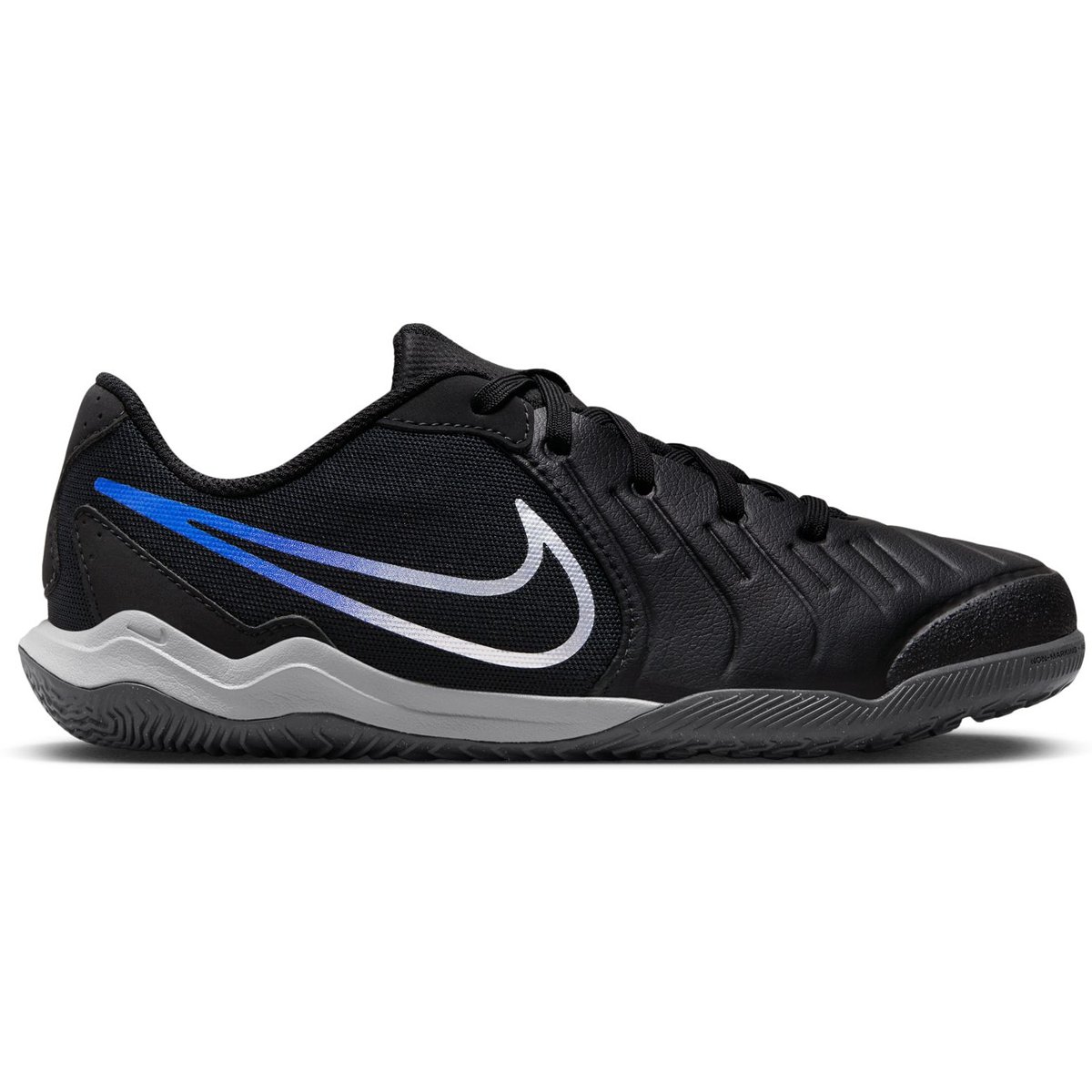 Nike JR LEGEND 10 ACADEMY IC – BLACK/CHROME-HYPER ROYAL