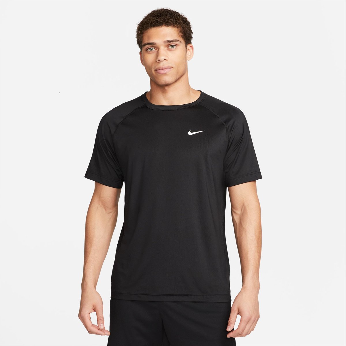 Nike Dri-FIT Ready Kurzarm Shirt Herren – BLACK/COOL GREY/WHITE