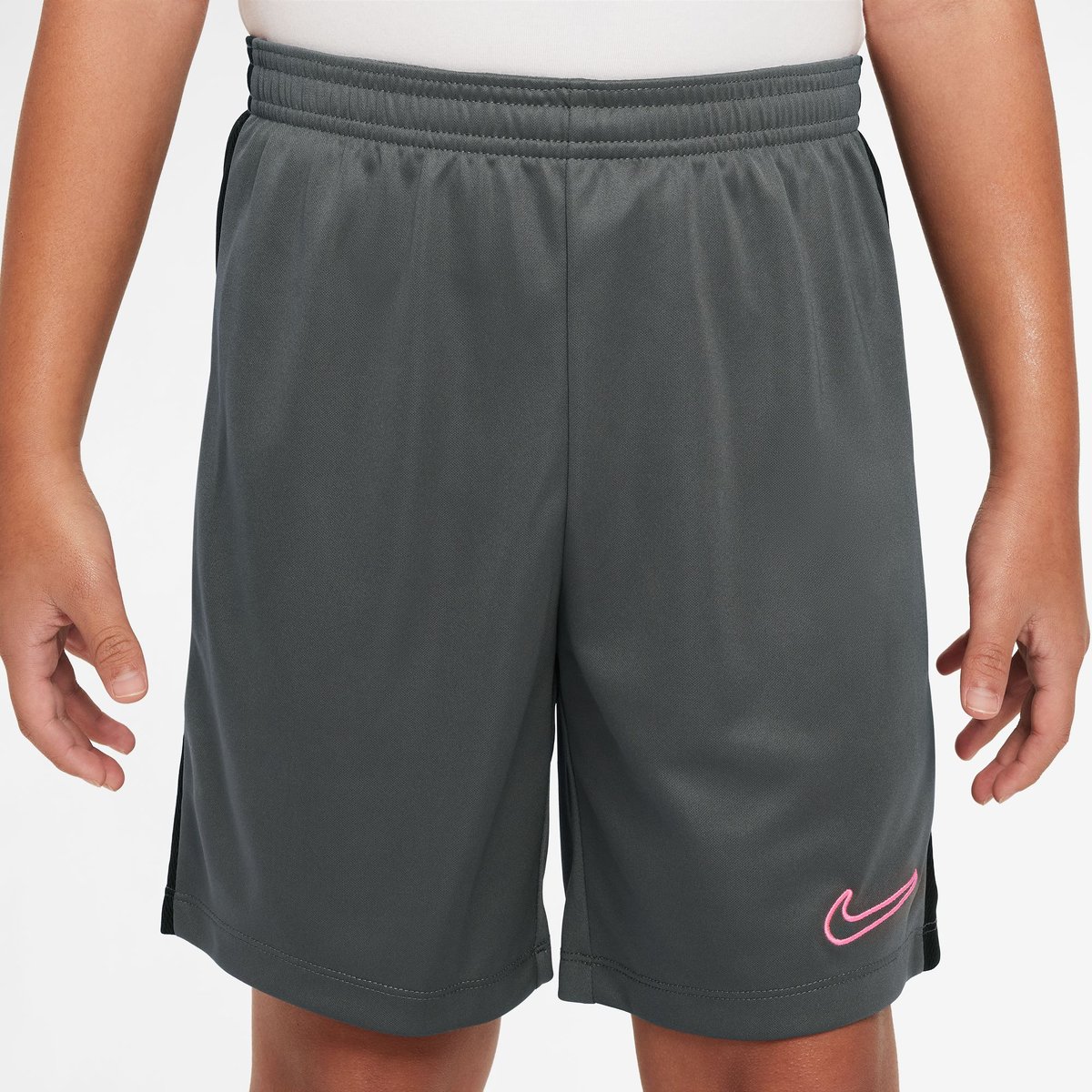 Nike Dri-FIT Academy23 Fußballshorts K BR Kinder – IRON GREY/BLACK/SUNSET PULSE