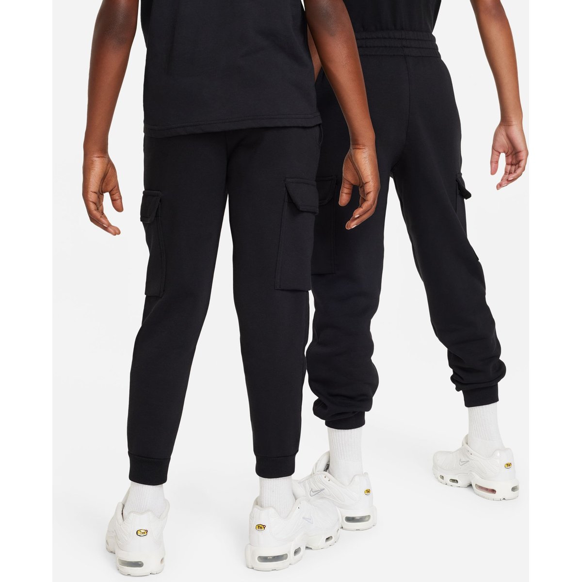 Nike Hose Sportswear Club Fleece – BLACK/BLACK/WHITE