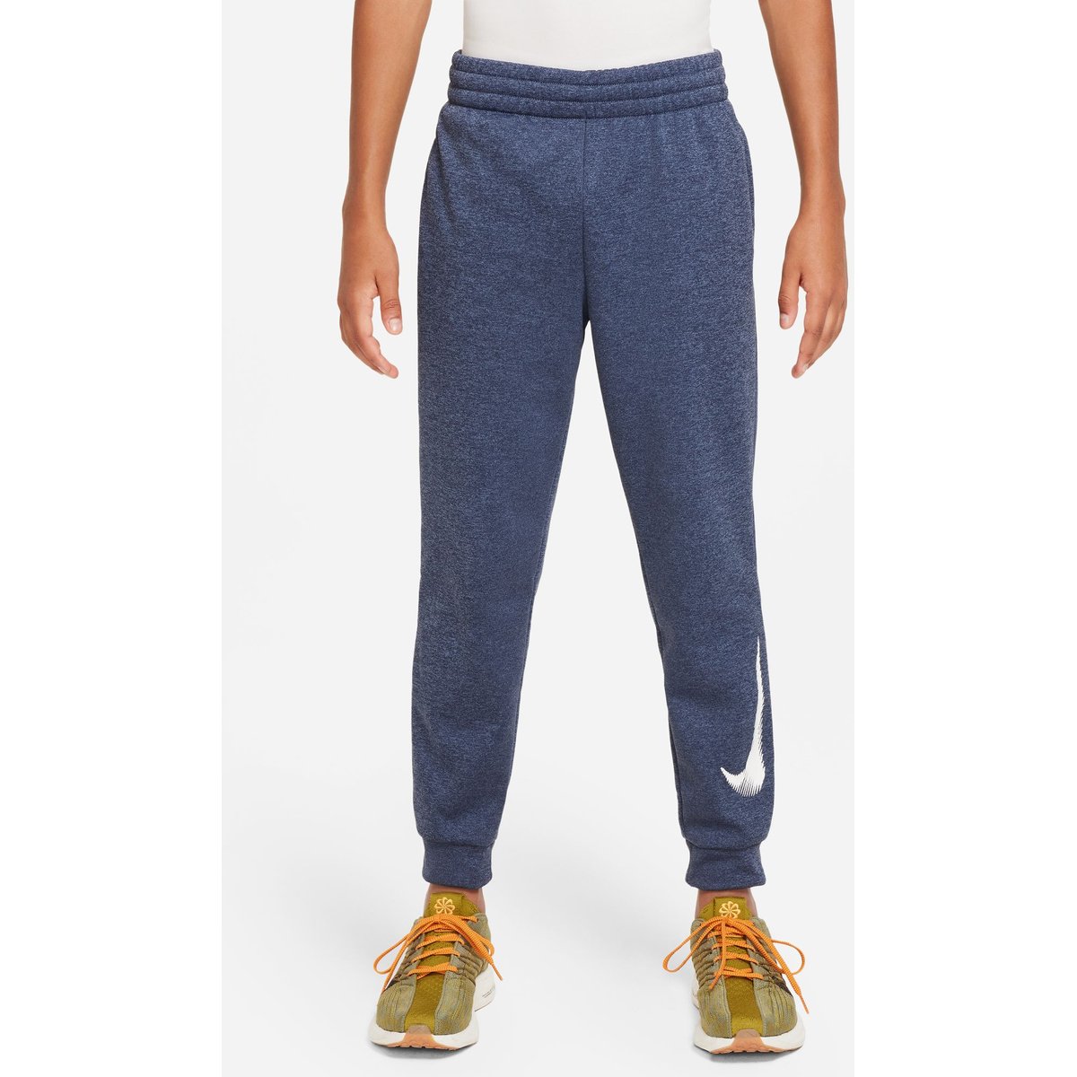 Nike Therma-FIT Multi+ Jogginghose HBR Kinder – MIDNIGHT NAVY/DIFFUSED BLUE/WHITE