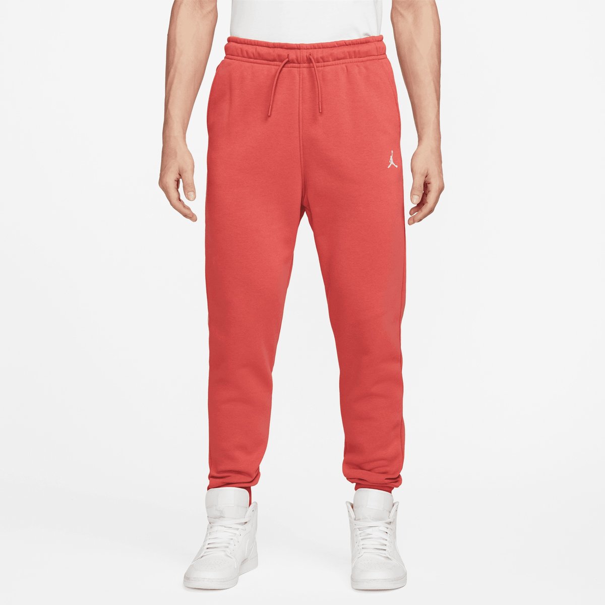 Nike M J ESS FLC PANT – LOBSTER/WHITE