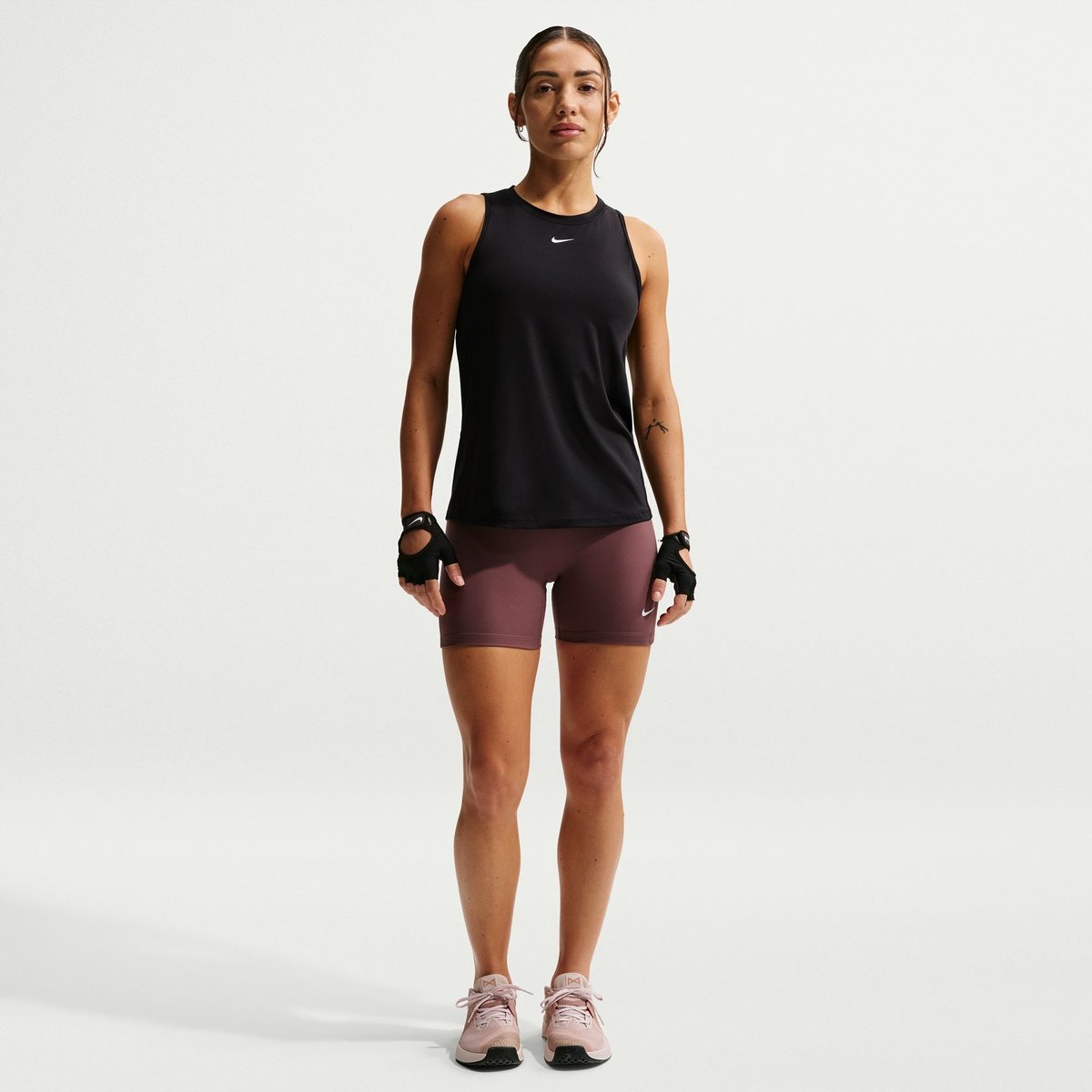 Nike Dri-FIT One Classic Tanktop Damen – BLACK/WHITE