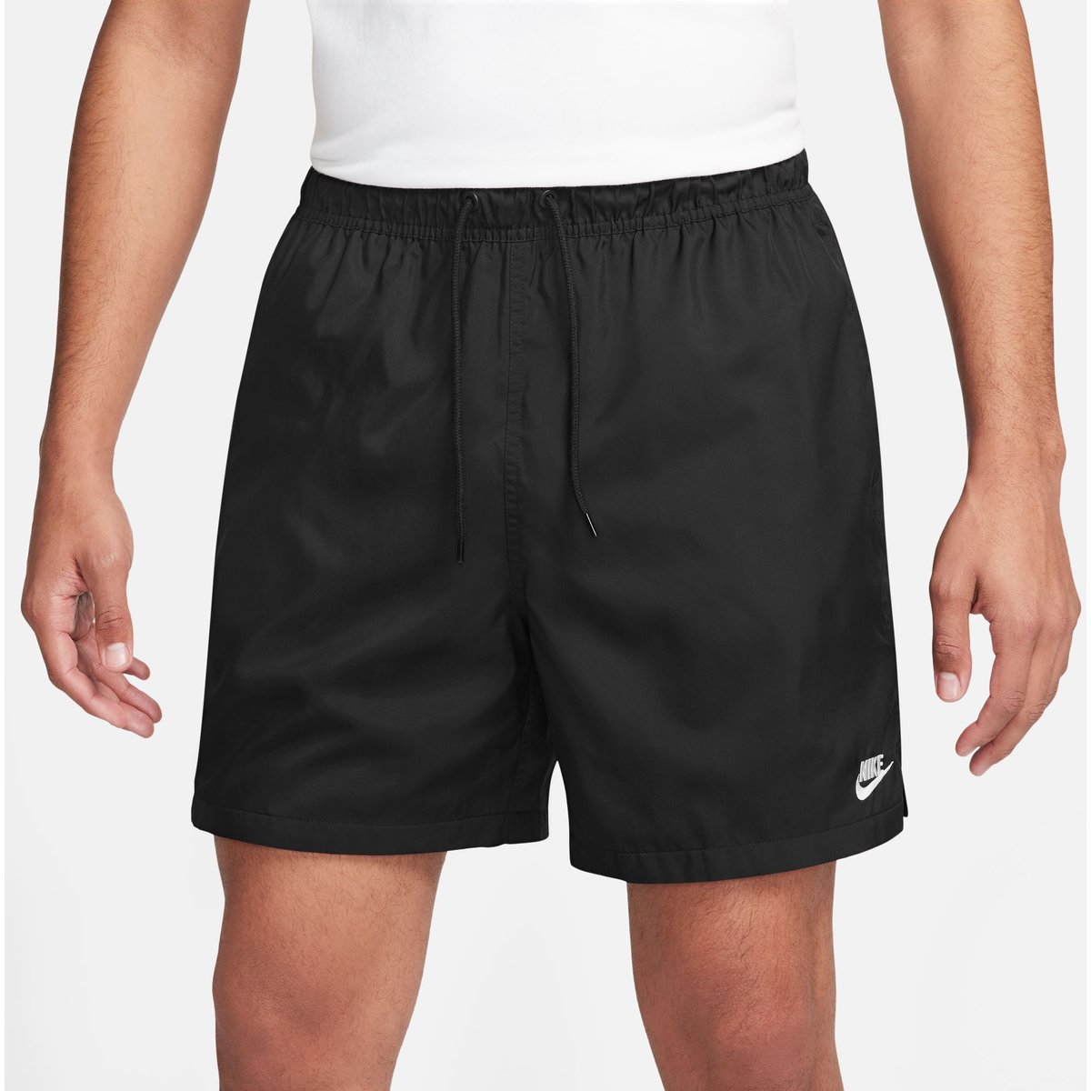 Nike M NK CLUB FLOW SHORT – BLACK/WHITE