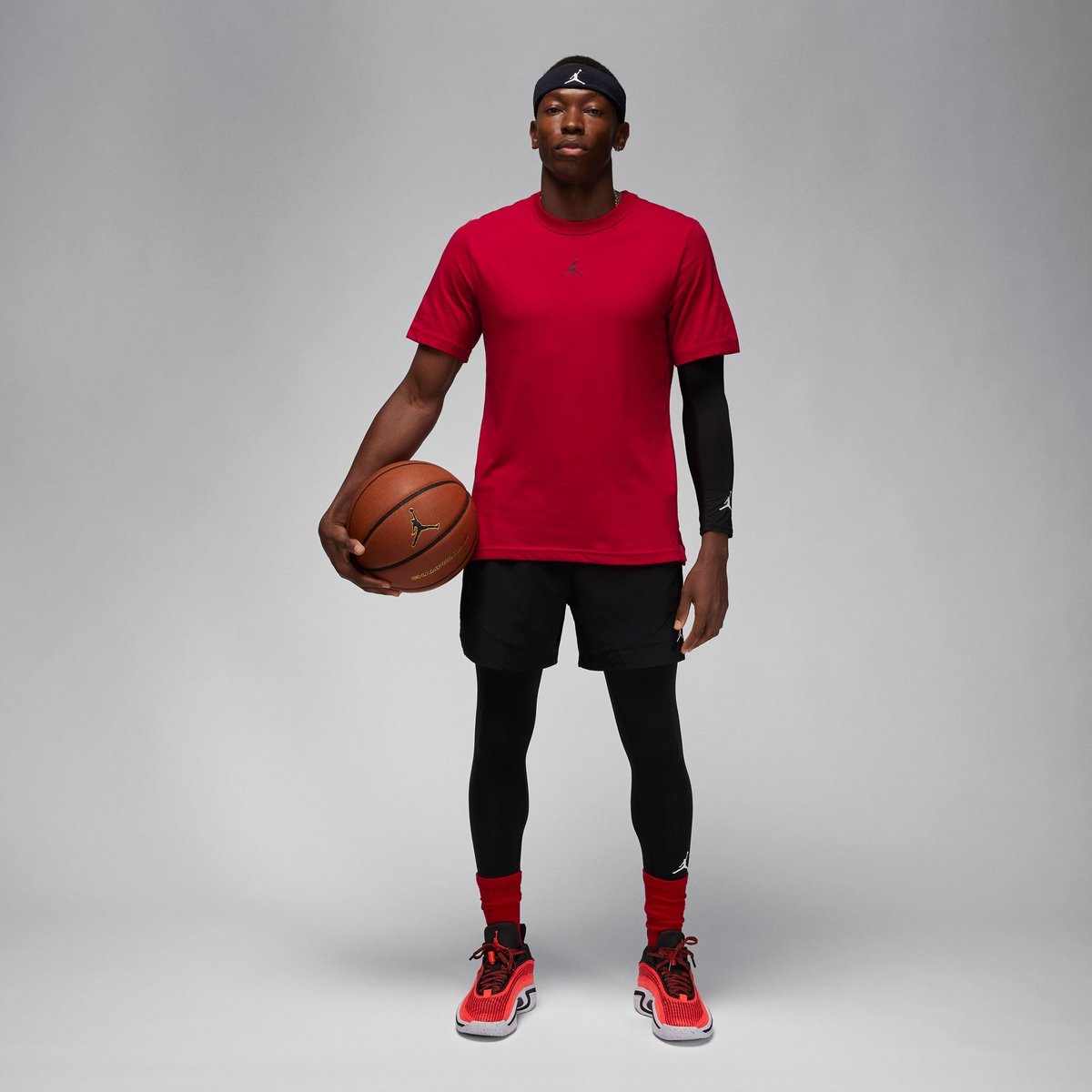 Nike Shirt Jordan Sport – GYM RED/BLACK