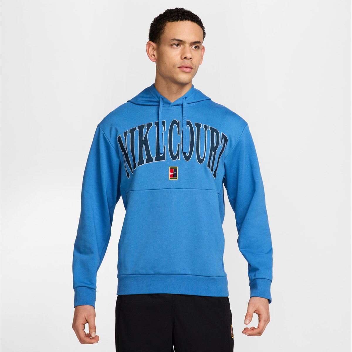 Nike Shirt Court Heritage Dri-FIT Fleece – STAR BLUE/ARMORY NAVY/PSYCHIC BLUE