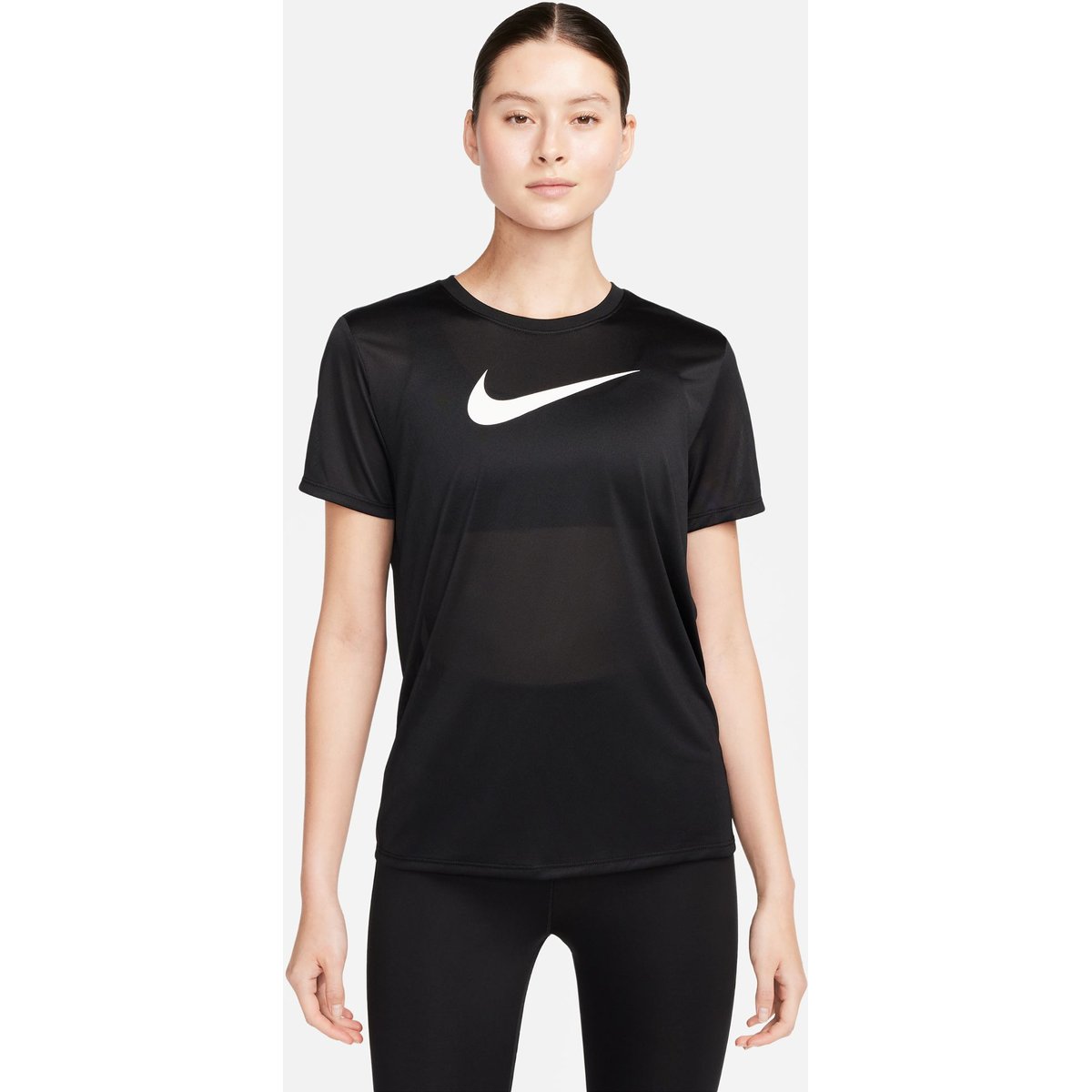 Nike Dri-FIT T-Shirt RLGND HBR Damen – BLACK/WHITE