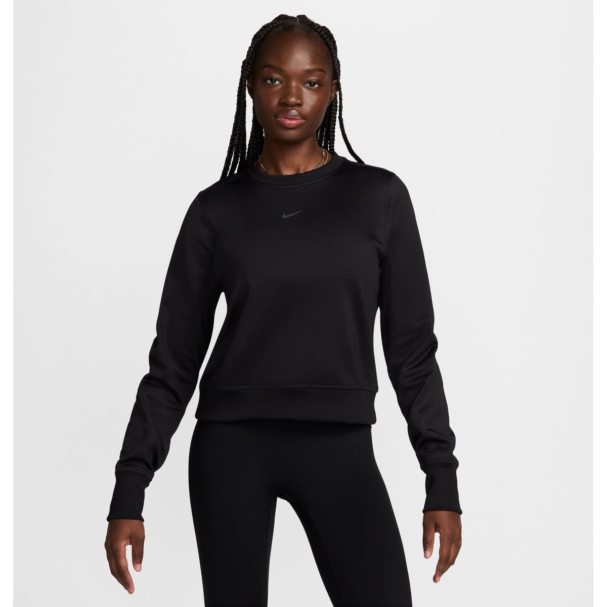 Nike Shirt One Therma-FIT – BLACK/BLACK