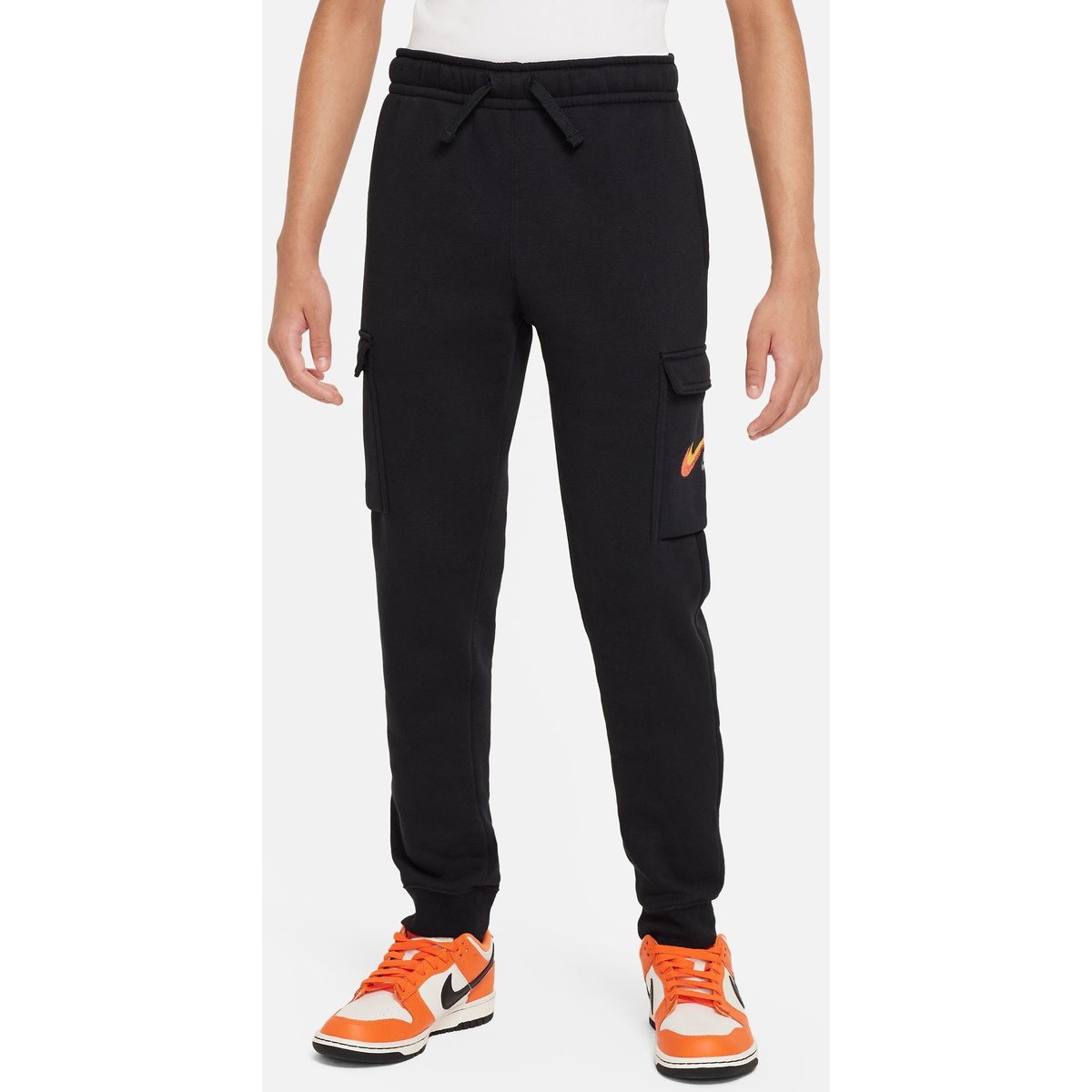 Nike Hose Sportswear Fleece Graphic Cargo – BLACK