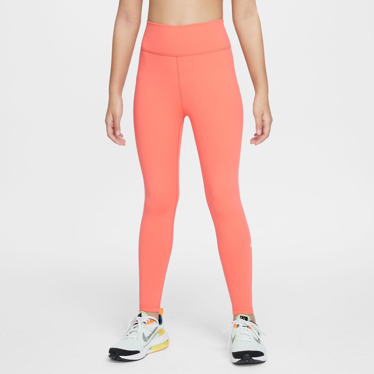 Nike Dri-FIT One Tight Sporthose Kinder – MAGIC EMBER/WHITE