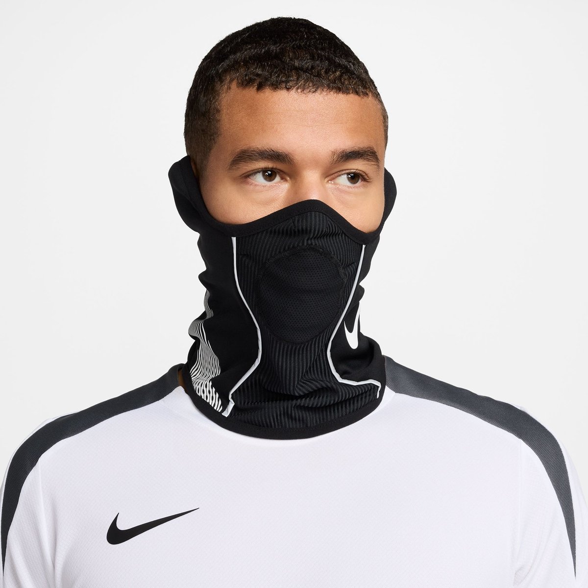 Nike Academy Dri-FIT-Fußball-Snood – BLACK/WHITE/WHITE