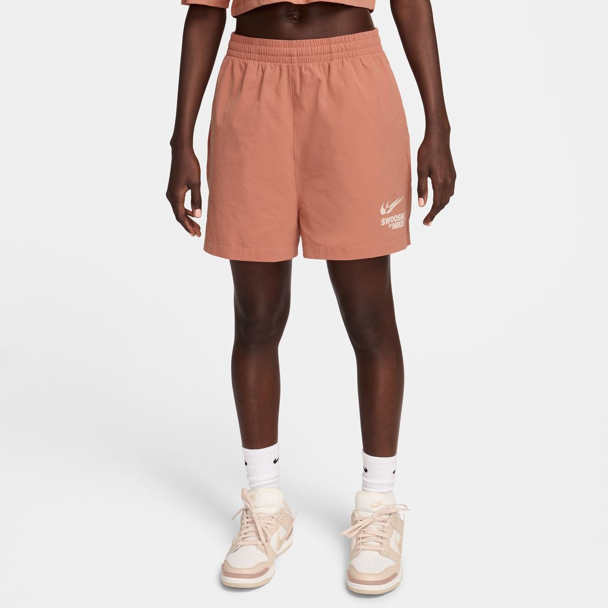 Nike Sportswear Woven Shorts GLS Damen – TERRA BLUSH/LT OREWOOD BRN