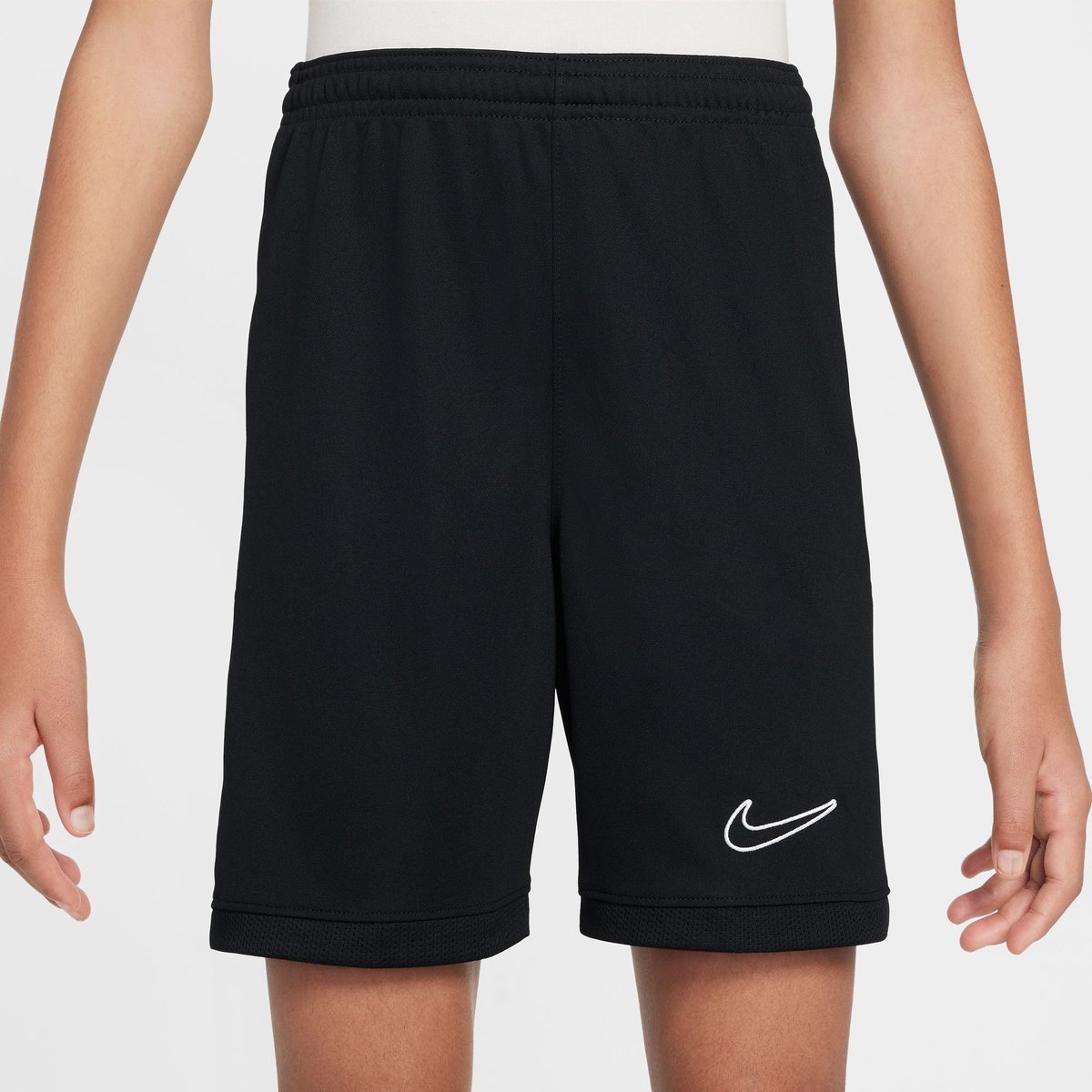 Nike Dri-FIT Academy25 Short K 7IN PD Fußballshorts Kinder – BLACK/BLACK/WHITE