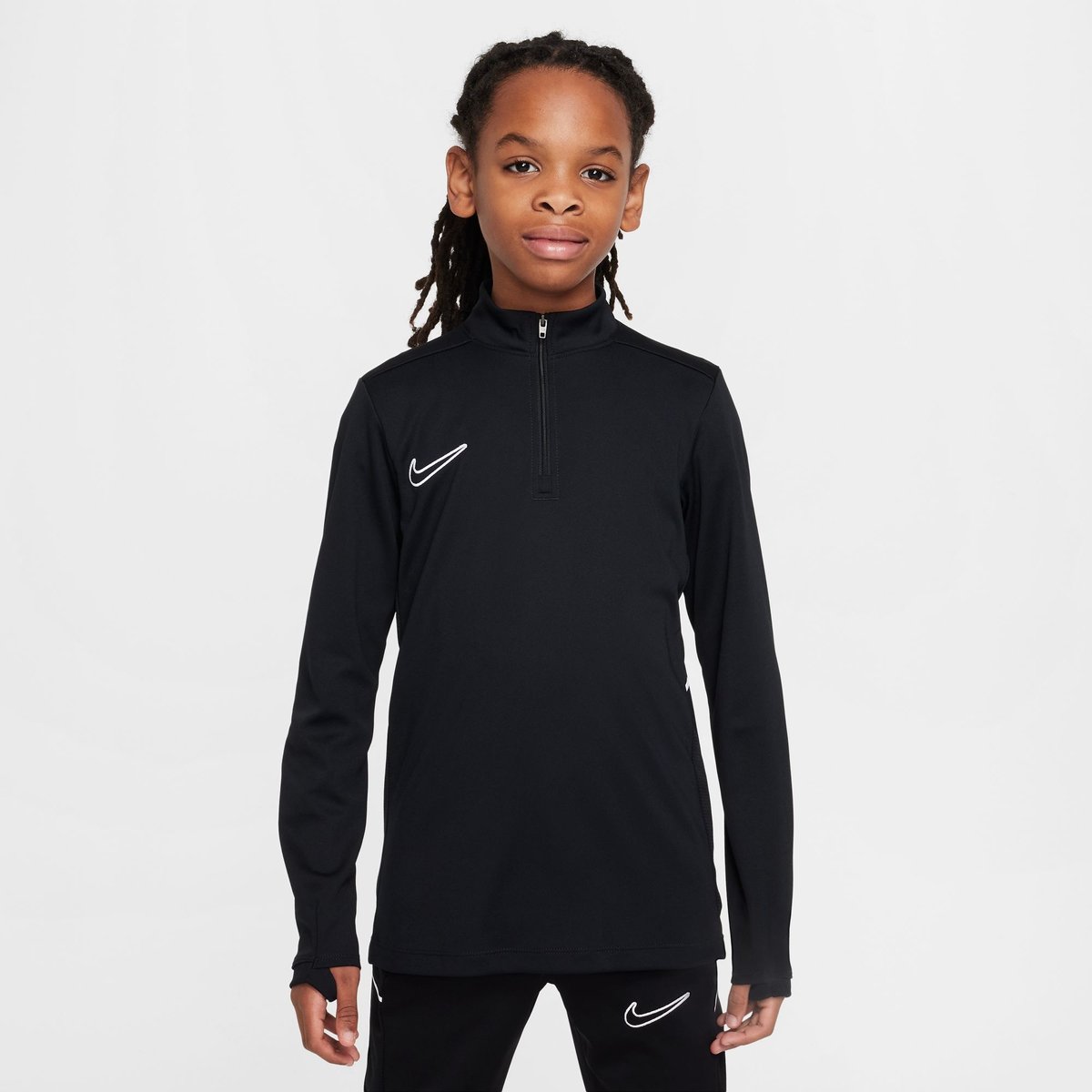 Nike Dri-FIT ACD25 Drill Top -PD Fußball-Sweatshirt Kinder – BLACK/BLACK/WHITE