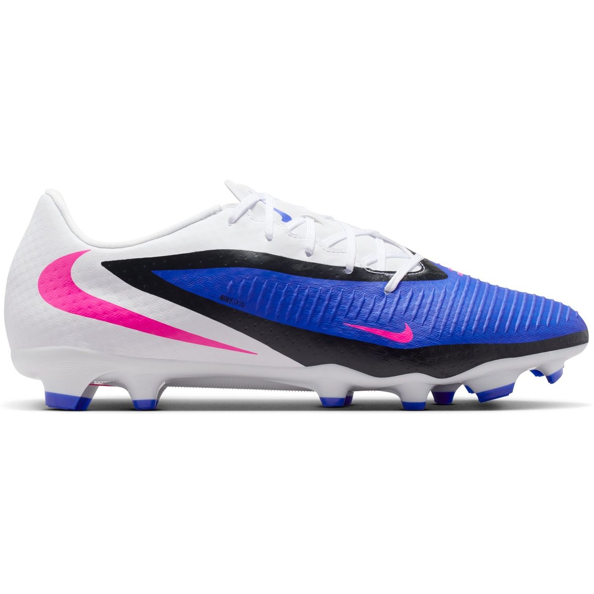 Nike Phantom 6 Low Academy FG/MG Fußballschuh – RACER BLUE/PINK BLAST-WHITE