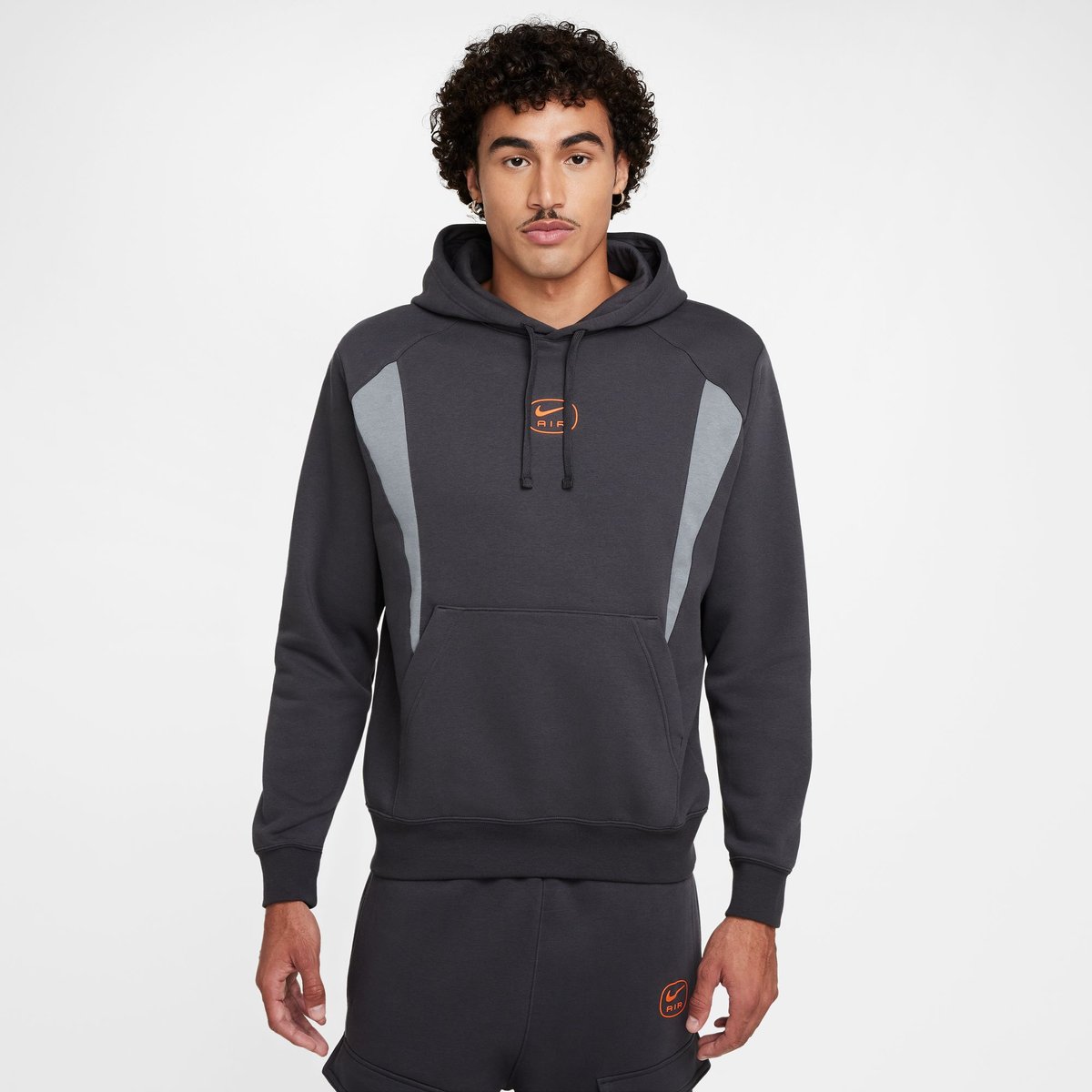 Nike Shirt Air – ANTHRACITE/COOL GREY/SAFETY ORANGE