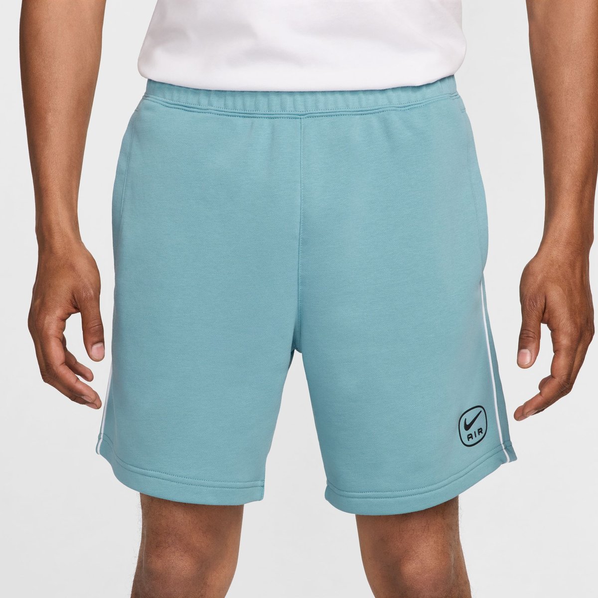 Nike Shorts Nike Air Men's French Terry Shorts – DENIM TURQ/WHITE/BLAC