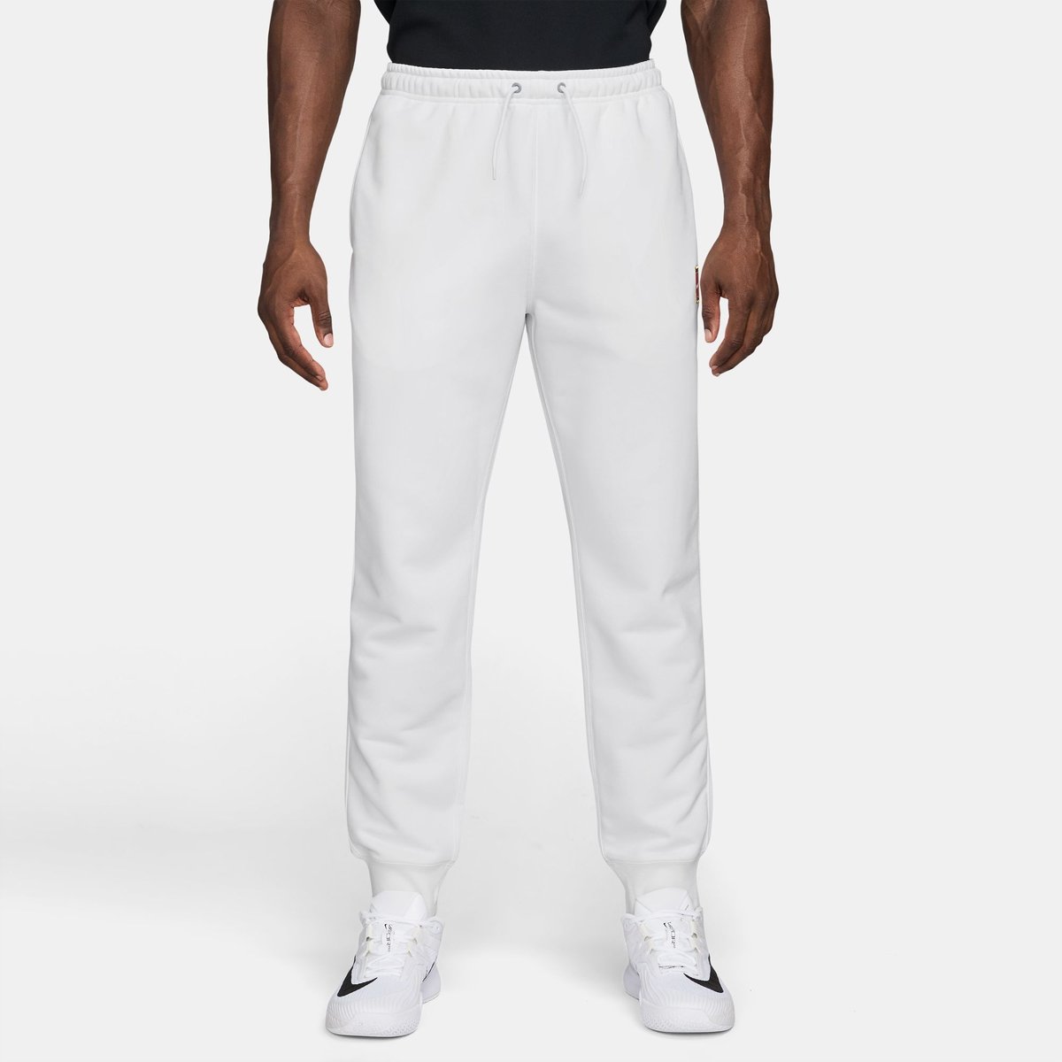 Nike Court Dri-FIT Heritage Fleece Tennis-Jogginghose Herren – WHITE