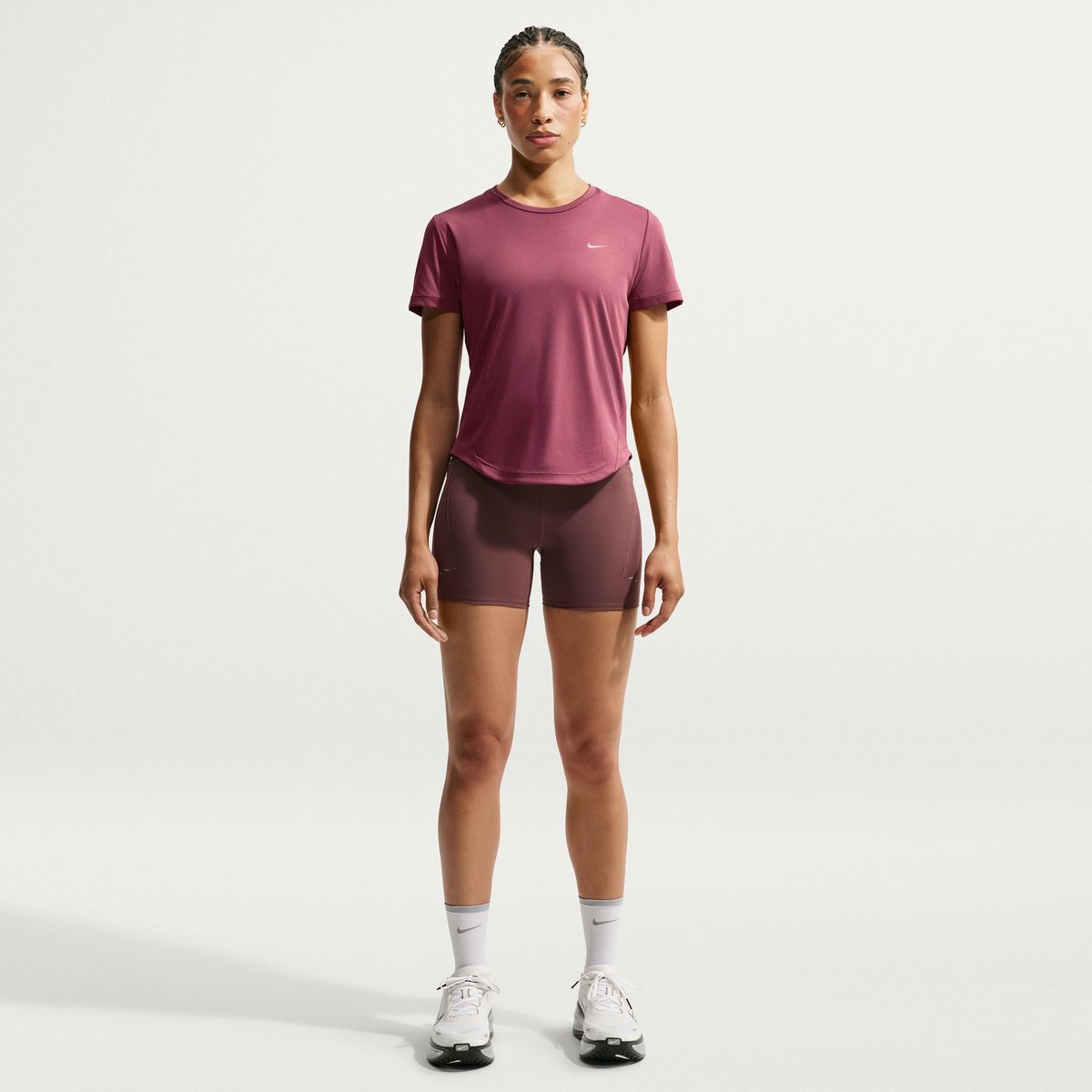 Nike T-Shirt TEMPO – PINK SMOKE/REFLECTIVE