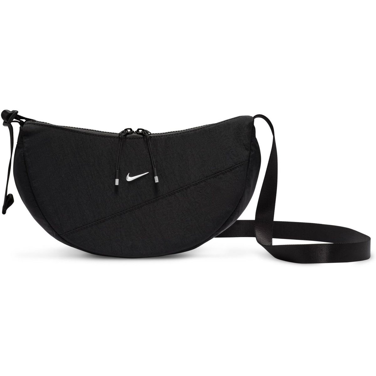 Nike NK AURA CRESCENT CROSSBODY – BLACK/BLACK/MATTE SIL