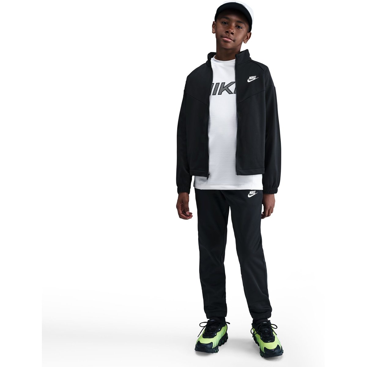 Nike Sportanzug Sportswear Dri-FIT – BLACK/BLACK/WHITE