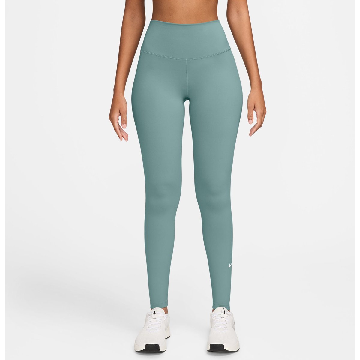 Nike Dri-FIT One HR Tight WT Sporthose Damen – CANNON/WHITE