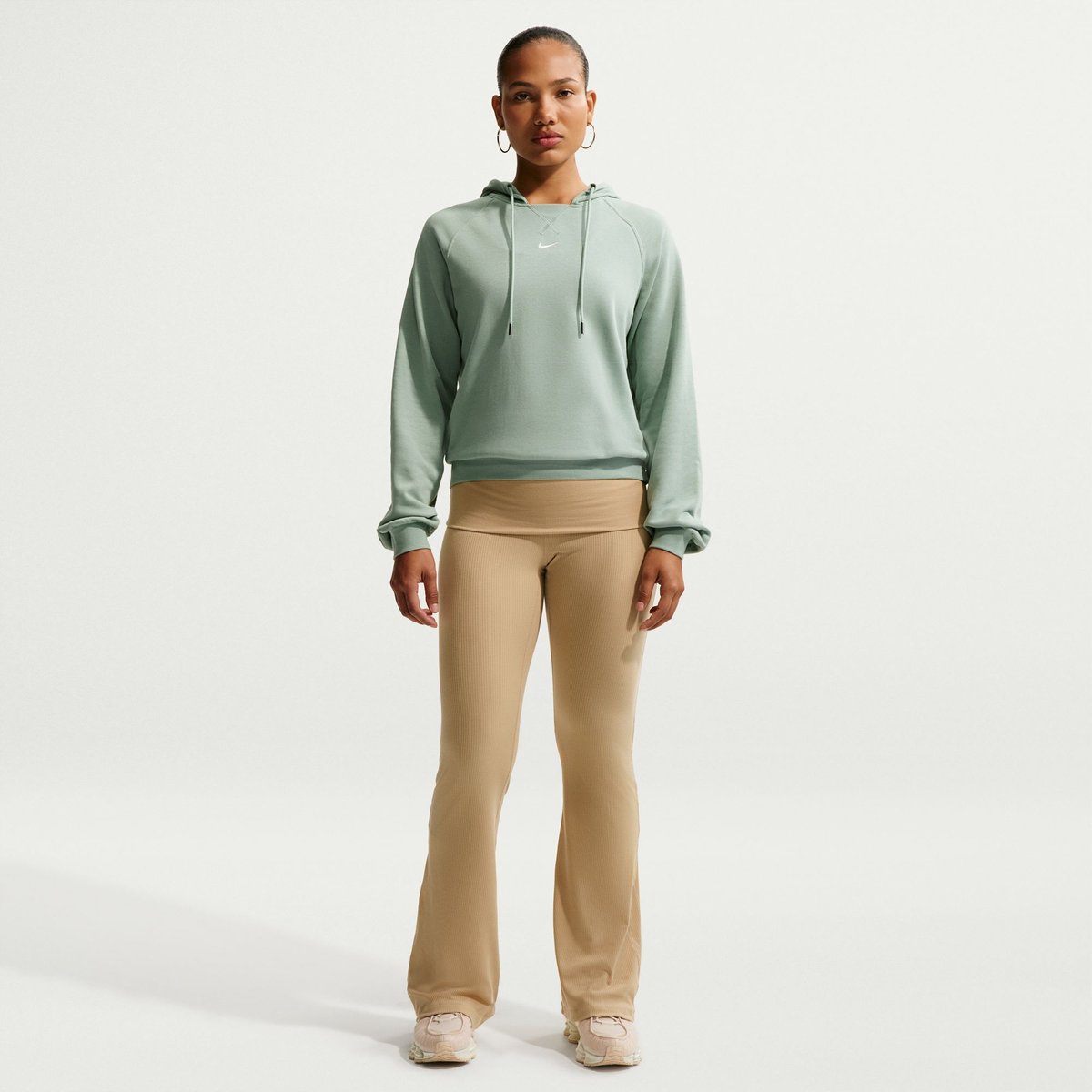 Nike Sportswear Chill FT Kapuzensweat Damen – STEAM/STEAM/SAIL
