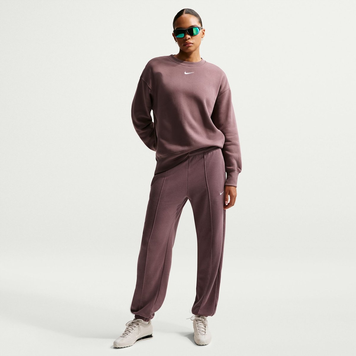 Nike Sportswear Chill FT Jogger Hose Damen – TATTOO/TATTOO/SAIL