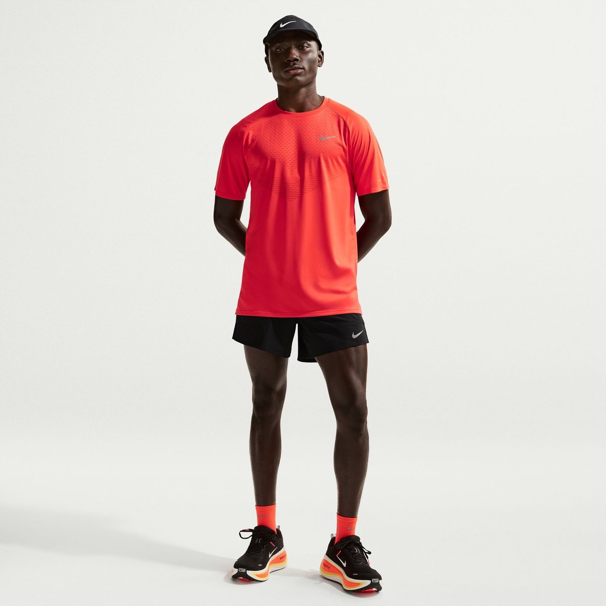 Nike Dri-FIT Stride 5IN BF Laufshorts Herren – BLACK/REFLECTIVE SILV