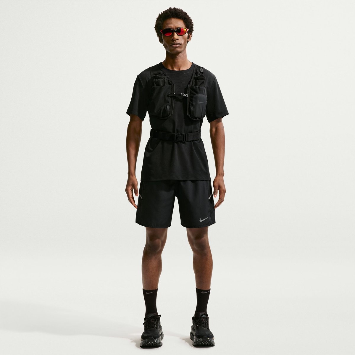 Nike Shorts Miler – BLACK/BLACK/REFLECTIV