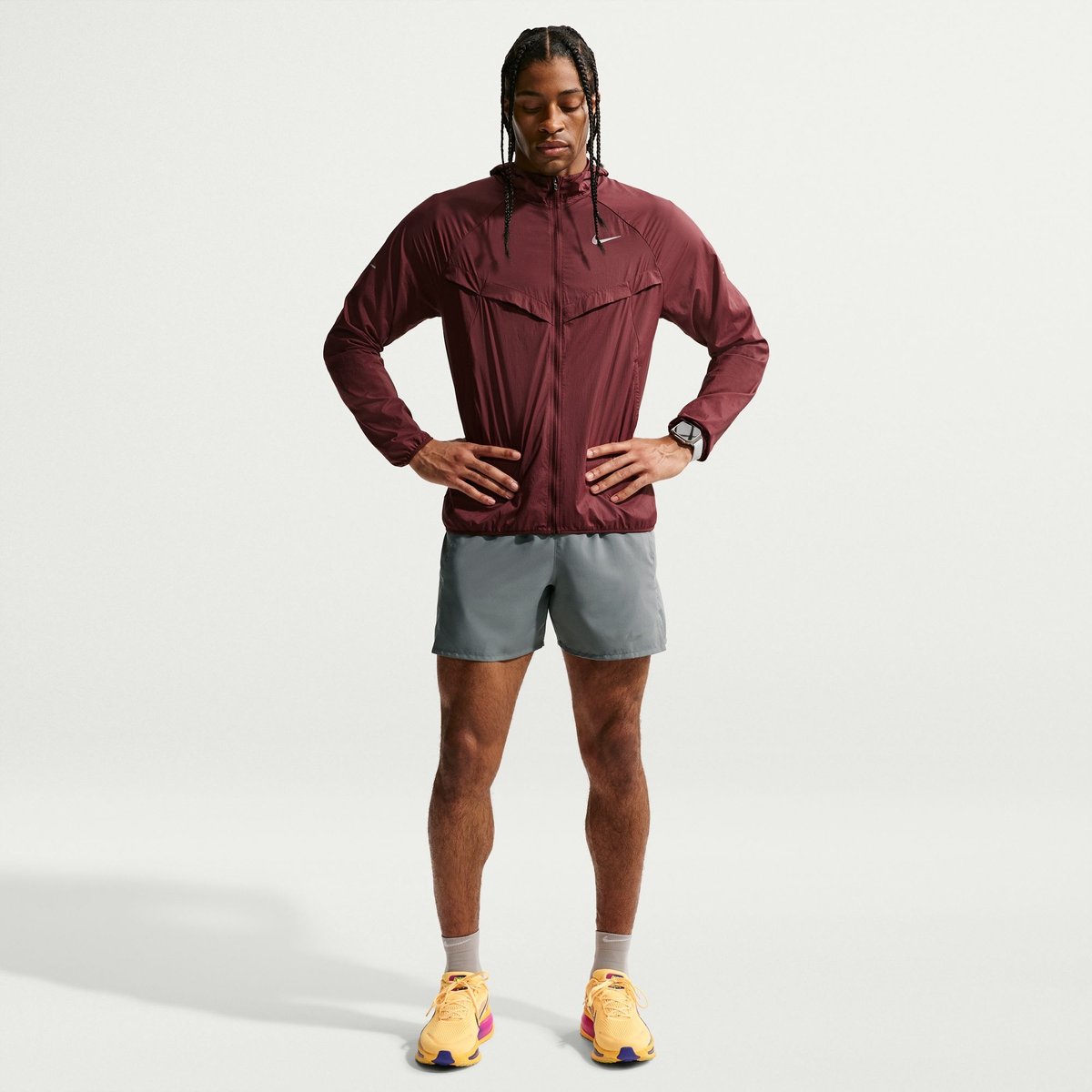 Nike Shorts Miler Dri-FIT – SMOKE GREY/SMOKE GREY