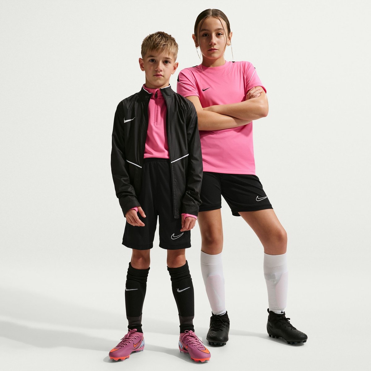 Nike Dri-FIT ACD25 KP 7IN -PD Fußballshorts Kinder – BLACK/BLACK/WHITE