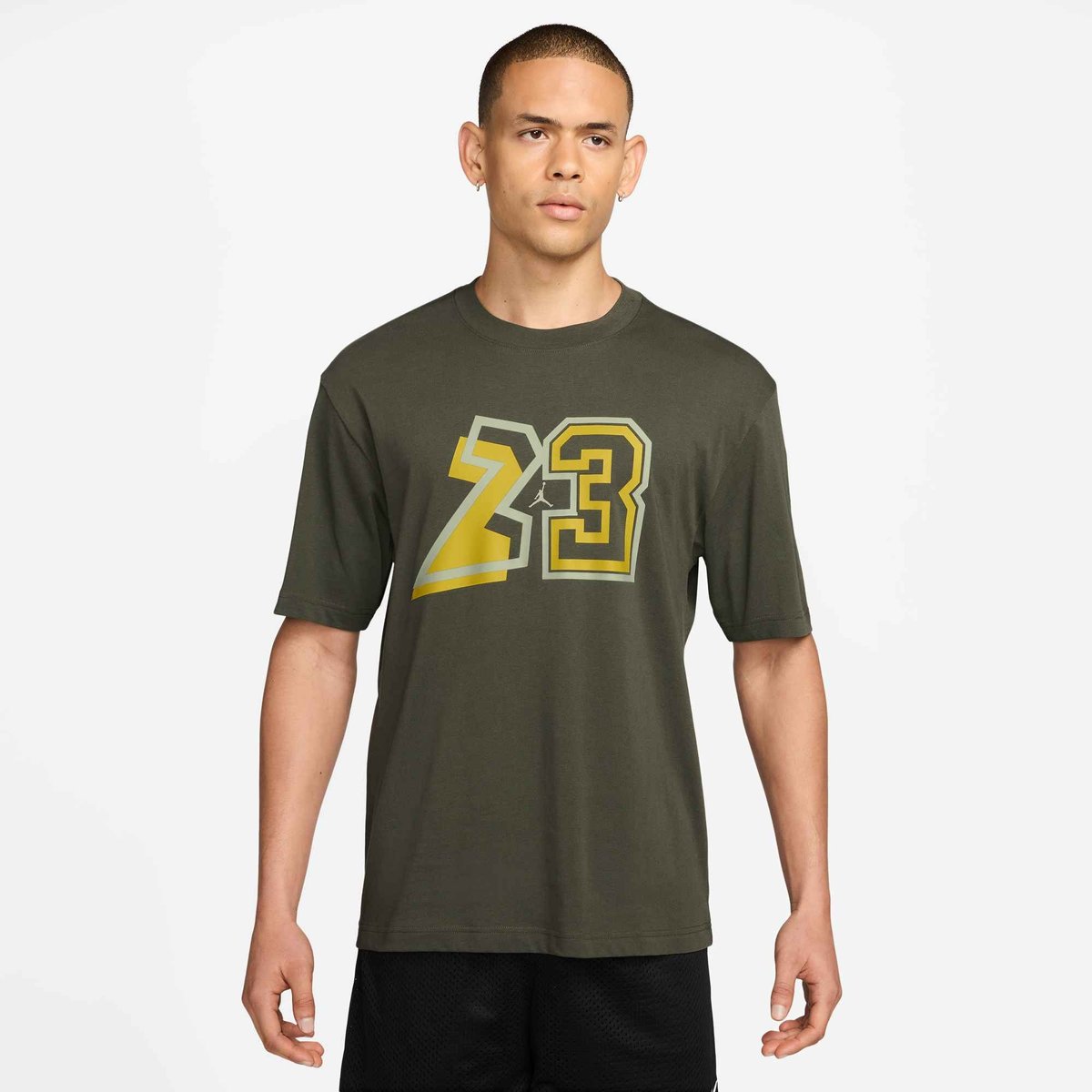 Nike T-Shirts/Tanks ku.Arm He/Uni Jordan Men's 23 Graphic Shirt – CARGO KHAKI/SPRUCE FOG